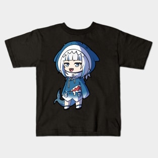 Chibi Gawr Gura - Hololive Kids T-Shirt